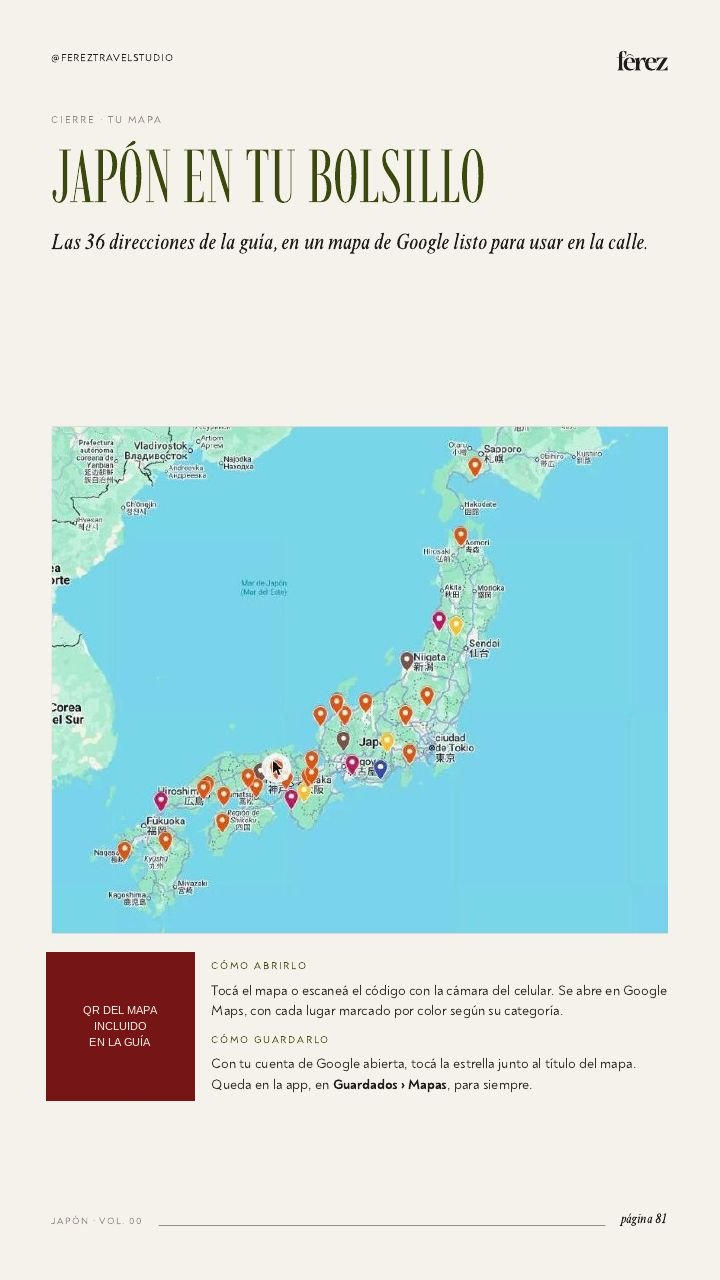 Mapa de Japón en Google Maps